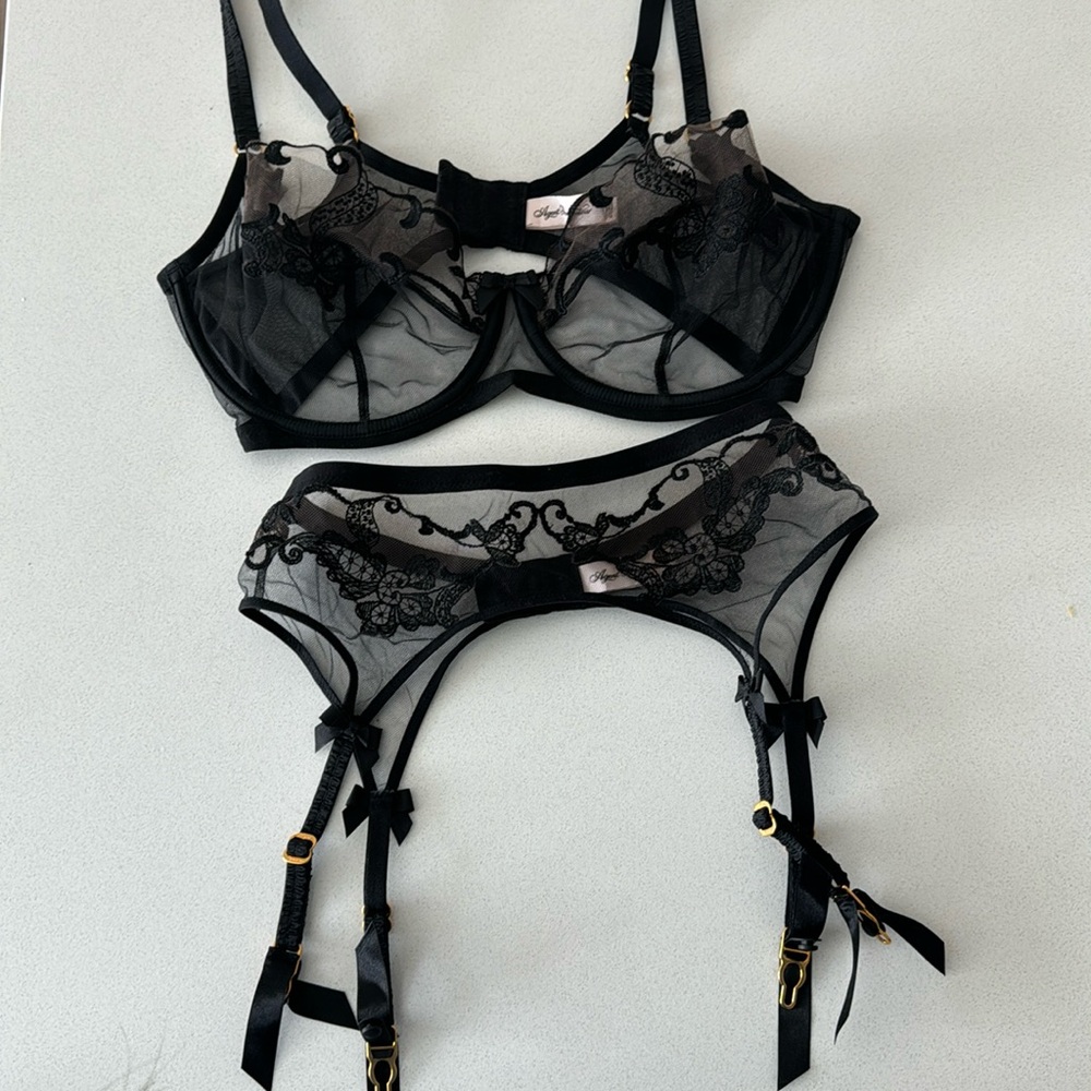 Agent Provocateur Mirabelle bra and garter